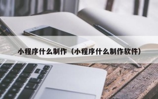 拉萨小程序什么制作（小程序什么制作软件）